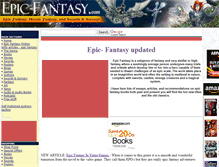 Tablet Screenshot of epic-fantasy.com